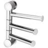 Держатель полотенец тройной WASSERKRAFT K-1053GUN METAL K-1053GM